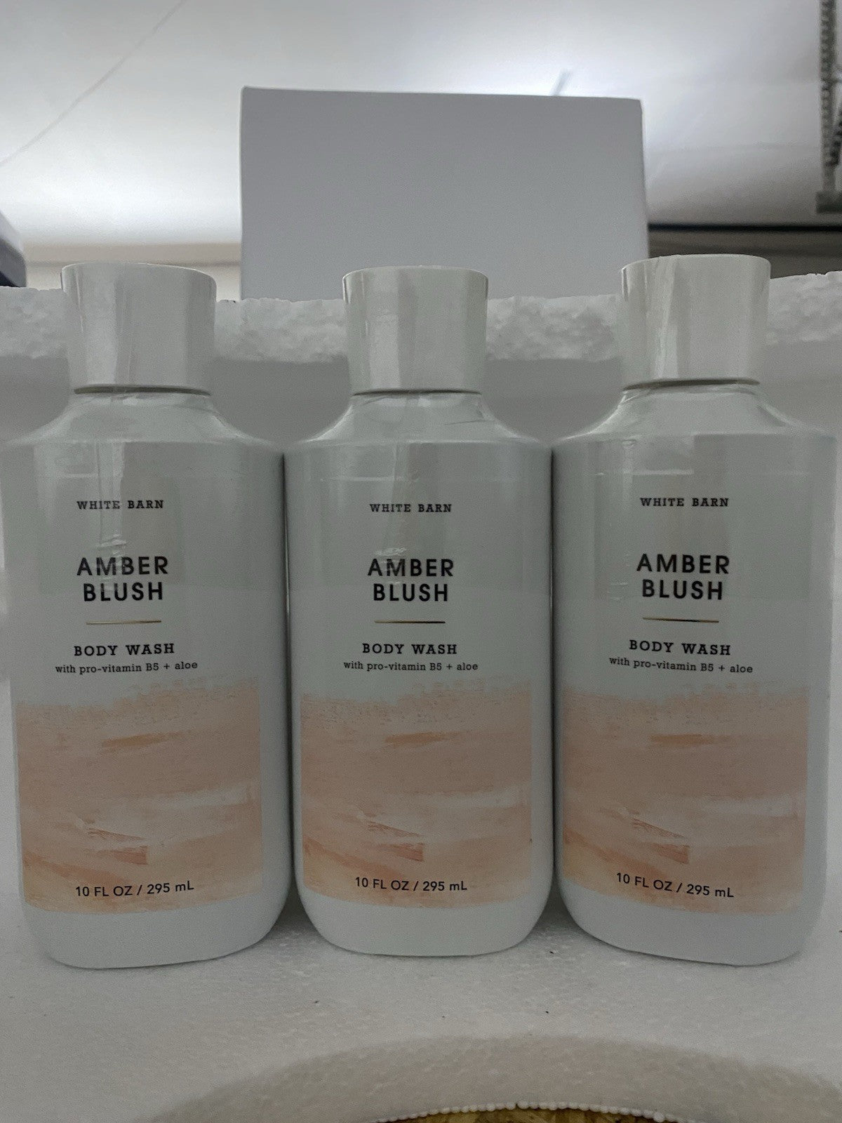 Amber Blush Shower Gel - White Barn Bath & Body Works Body Wash