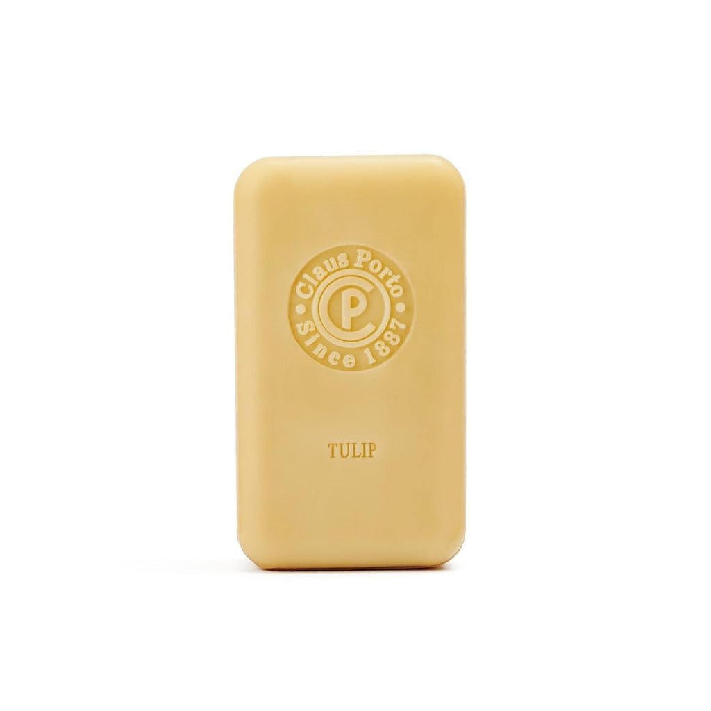 Claus Porto Chic Tulip Bar Soap 5.3 oz - Delicate Skin Cleansing & Moisturizing