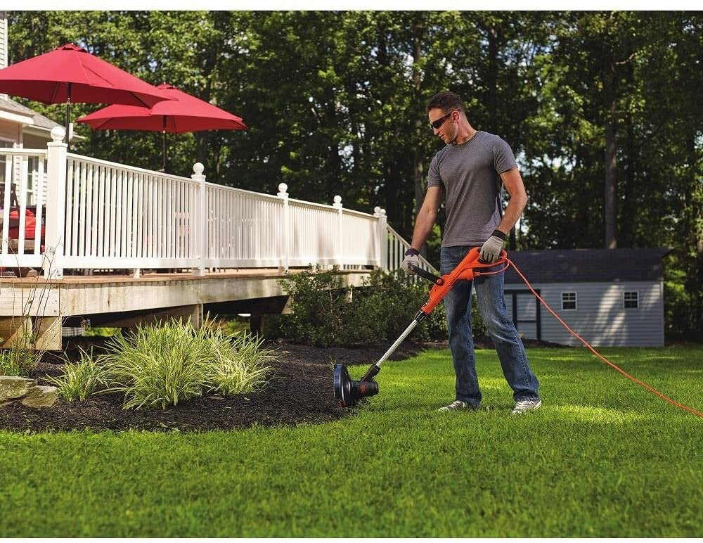 Electric Lawn Trimmer / Edger 13-Inch, 5 Amp Corded Weed Cutter