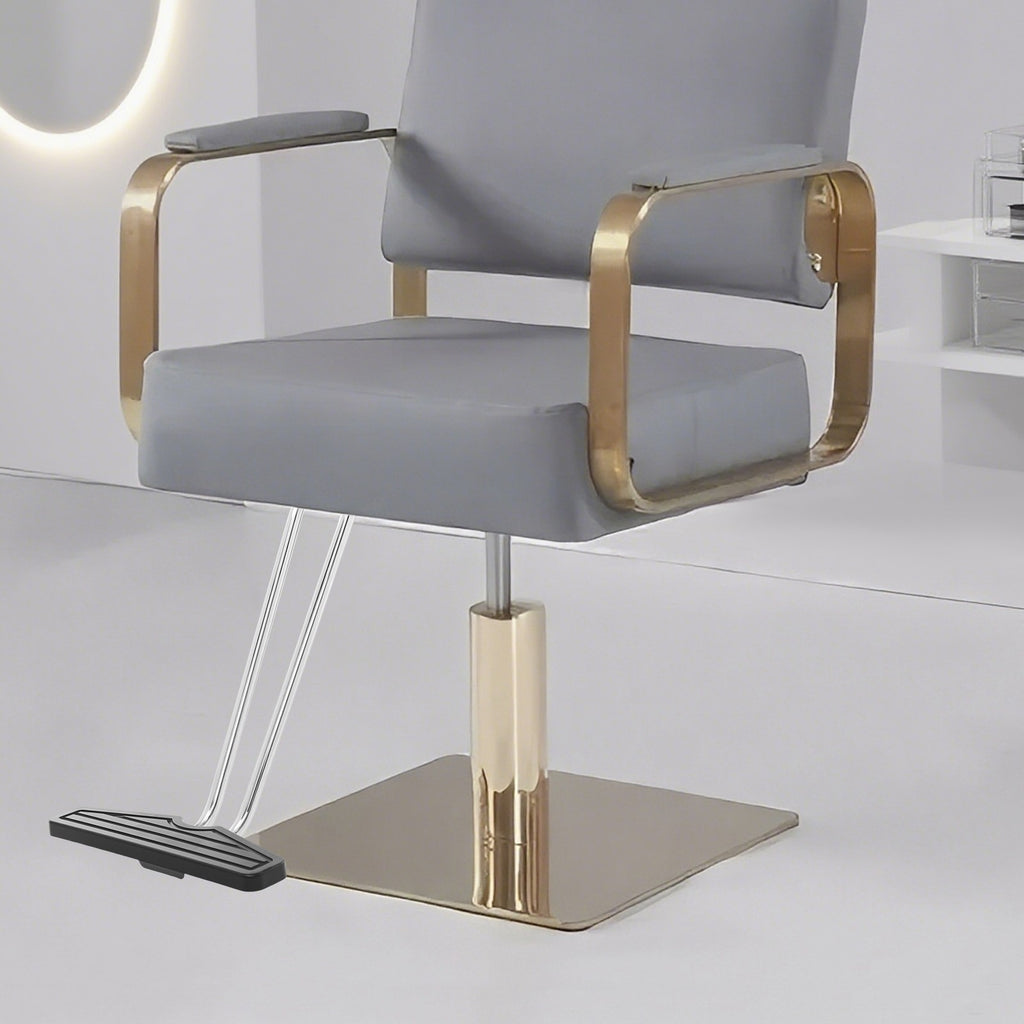 Salon Chair Foot Rest for Hydraulic Barber and Styling Chairs