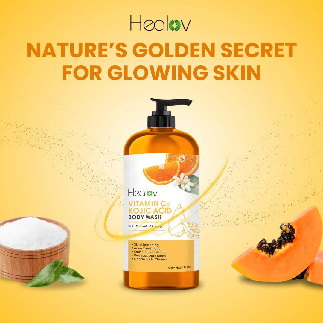 Kojie San Skin Brightening Soap - Body Wash for Hyperpigmentation & Dark Spots