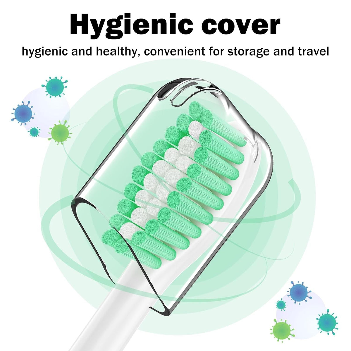 Replacement Toothbrush Heads for Philips Sonicare E-Series 3-Pack Blue Reminder Bristles