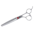 7-Inch Hair Cutting Shears with Chunking Tooth and Leaf Spring Tension