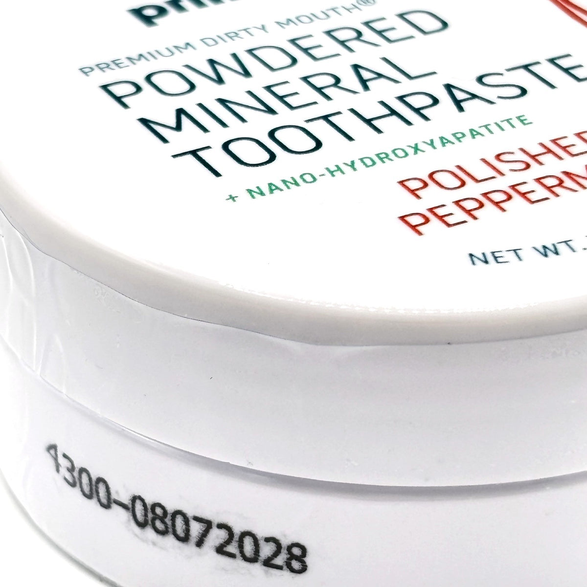 Natural Toothpowder with Nano-Hydroxyapatite Peppermint - Fluoride-Free 1oz