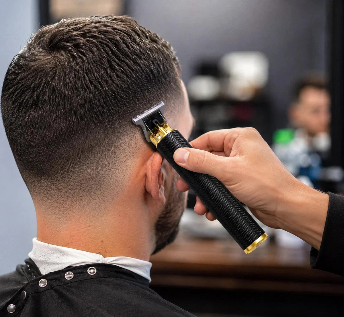 Cordless Hair Clipper & Beard Trimmer with Guide Combs - Rechargeable Men’s Grooming Tool