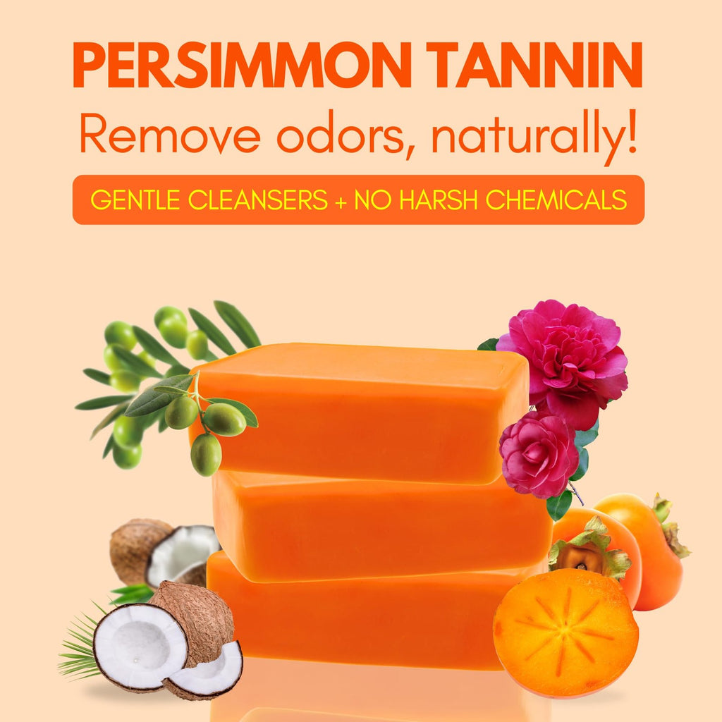 Persimmon Deodorant Body Wash Pack - Odor Control for Aging Skin