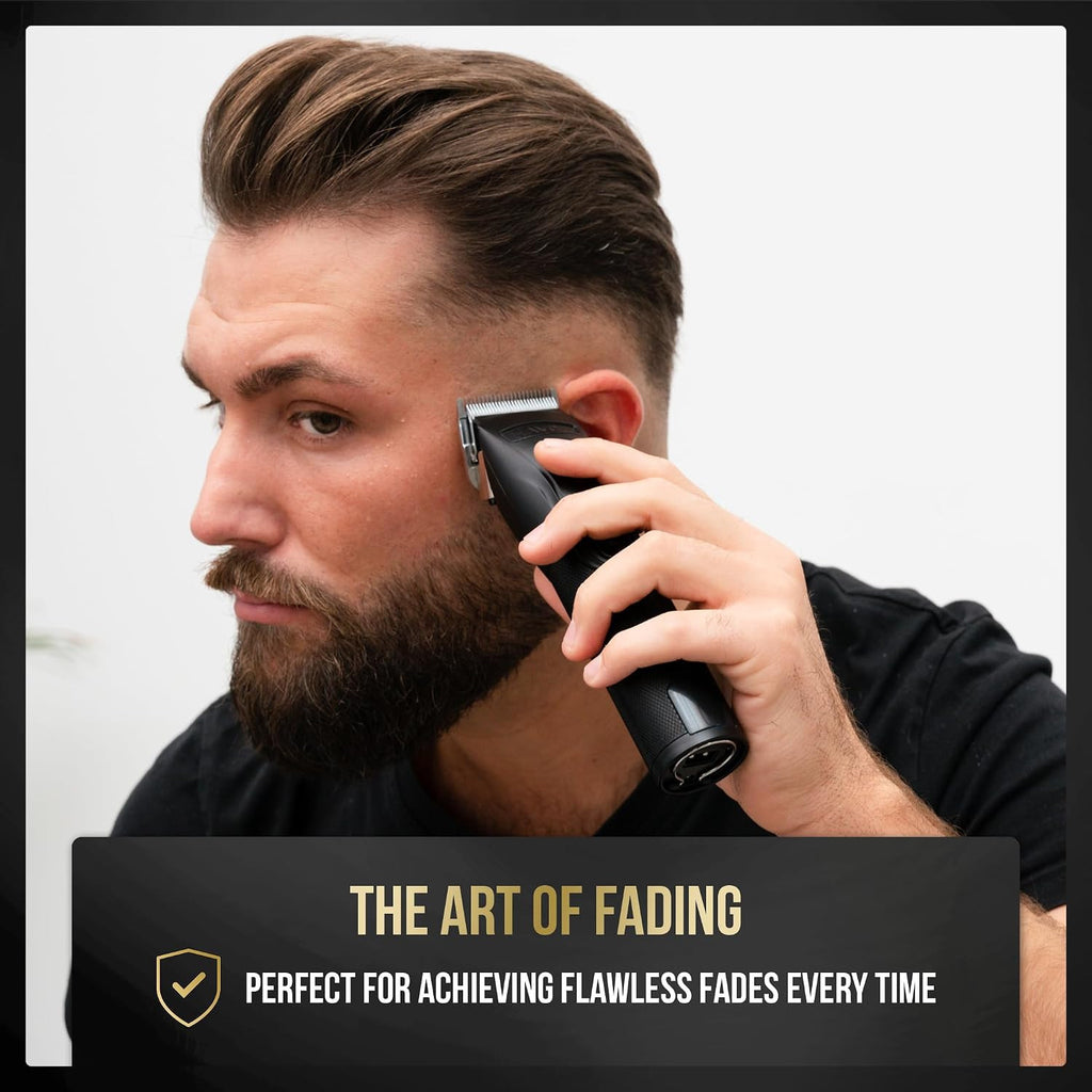 Professional Hair Clippers for Men - Rechargeable Barber Grooming Kit