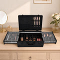Aluminum Alloy Barber Case with Multiple Compartments for Hair Clippers & Tools