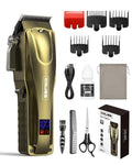 Cordless Hair Clippers for Men 7000RPM LED Digital Display & Adjustable Blades
