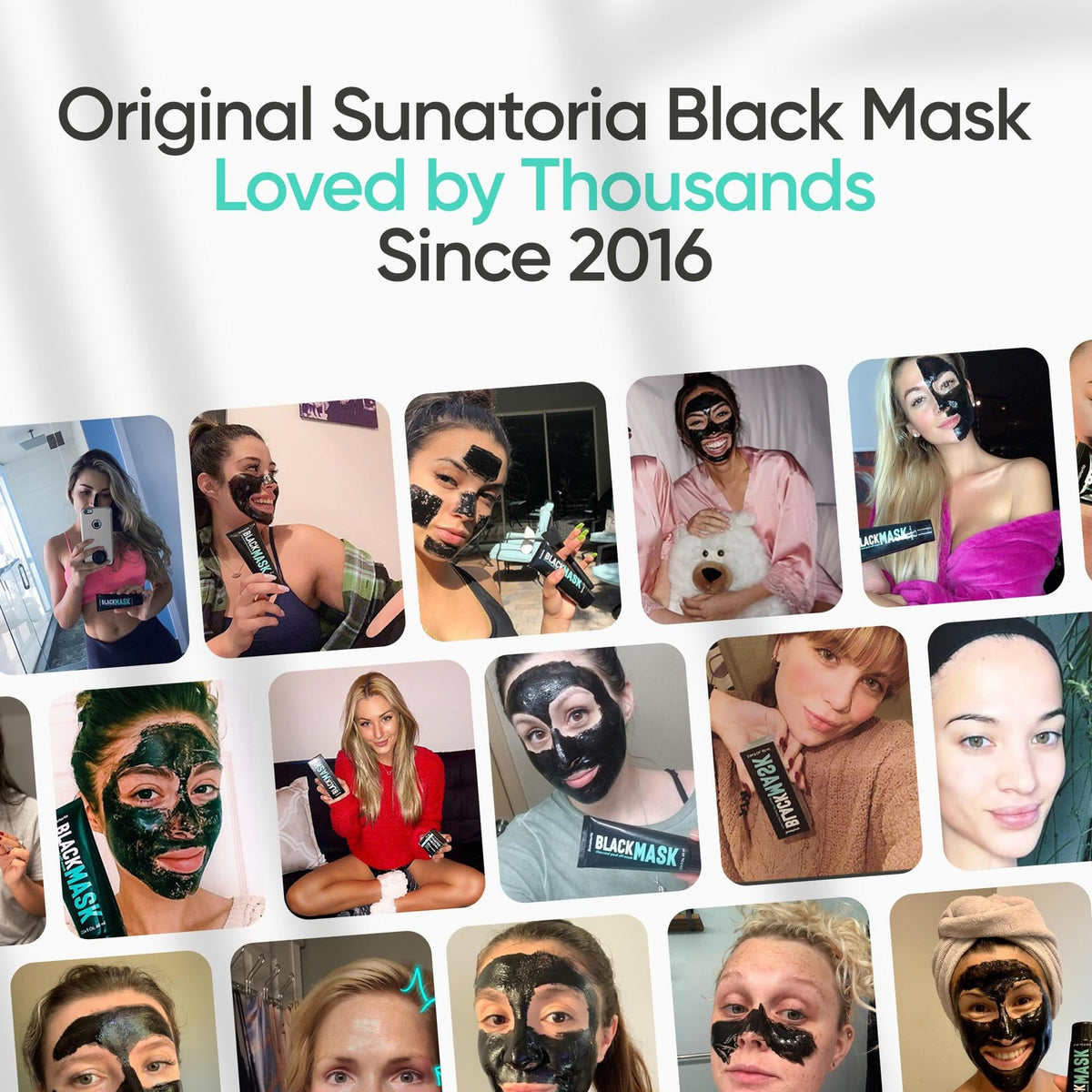 Black Peel Off Face Mask for Oily Skin - Purifying Charcoal & Botanical Extracts
