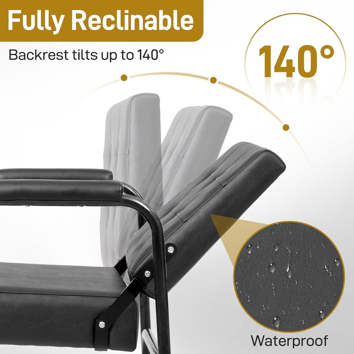 Auto Recline Shampoo Chair for Salon & Barber Shops - Portable with Tilted Backrest