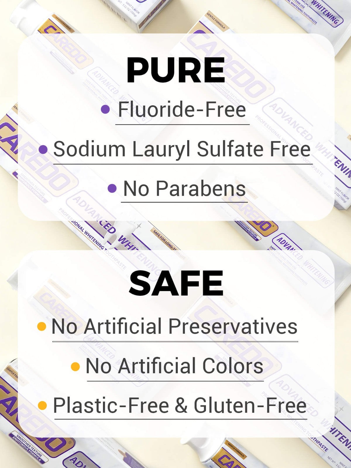 Whitening Toothpaste for Sensitive Teeth with Enzymes & Nano-Hydroxyapatite - SLS-Free