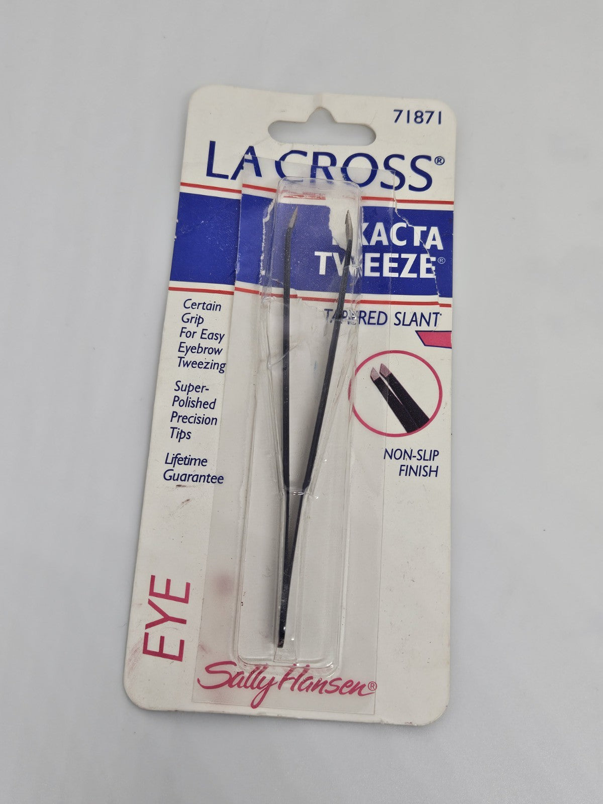 Sally Hansen La Cross EXACTA Tweeze Tapered Slant Tip Tweezer - New