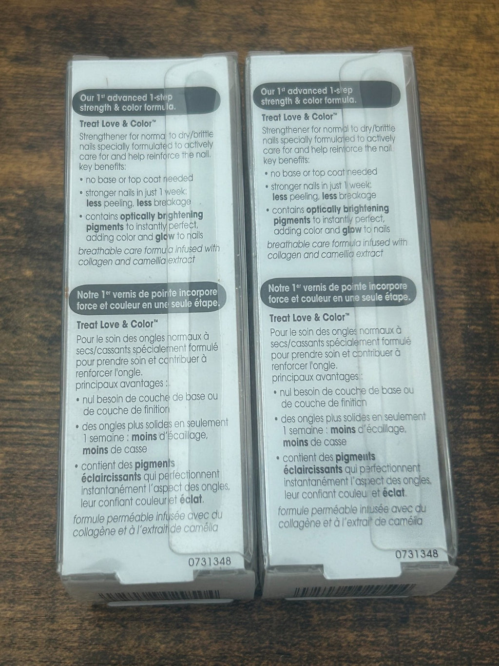Essie Nail Strengthener 07 Bare My Love - 2 Pack, Strengthening & Peeling Reduction