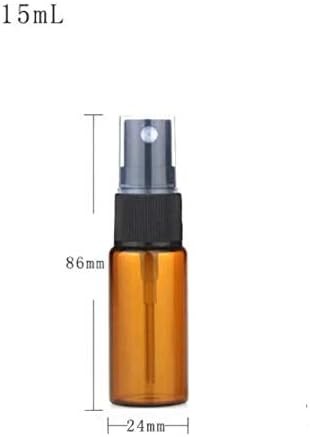 Refillable Glass Spray Bottles 12 Pack 15ML Fine Mist Reusable Dispenser