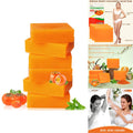 Japanese Persimmon Body Soap Bars for Odor Control & Deep Cleansing - Pack of 6