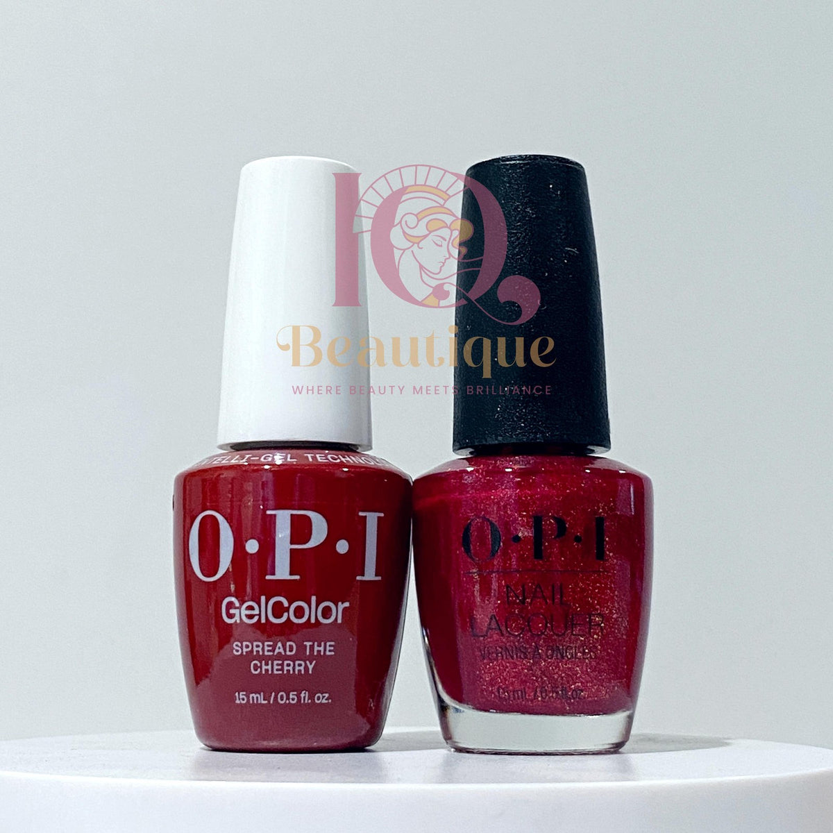 OPI Gel & Nail Polish Duo Set Spread The Cherry - Long Lasting Shine