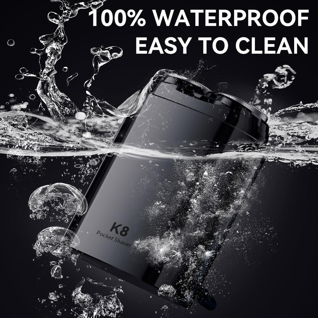 Mini Electric Shaver for Men Waterproof Rechargeable Portable Razor