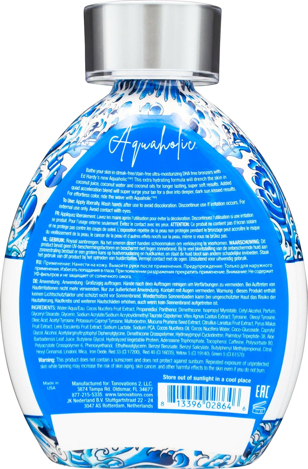 Natural Bronzer Tanning Lotion with Coconut for Fast, Streak-Free Tan - 13.5 oz
