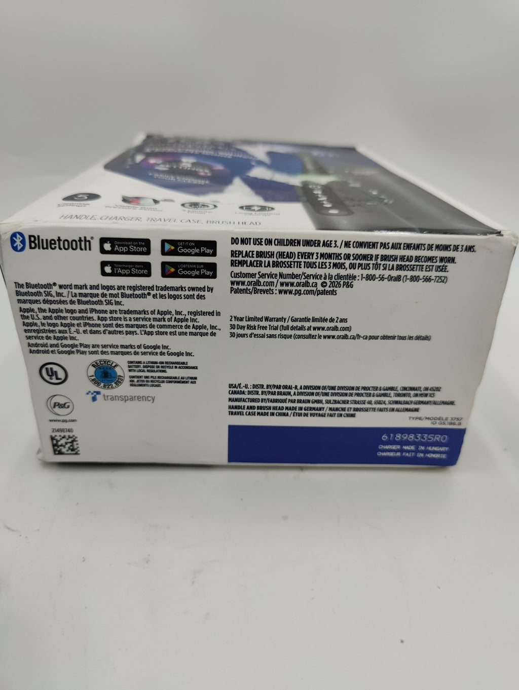 Electric Toothbrush Black Series 5 - New & Sealed Oral-B