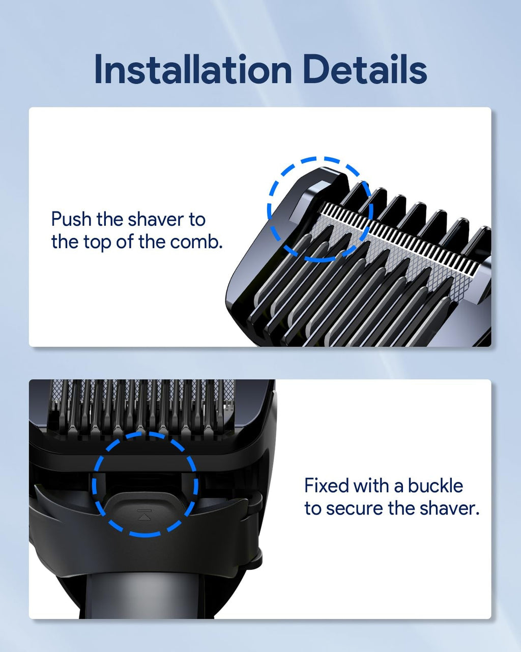 14-in-1 Adjustable Grooming Guard for Shaving & Trimming - 0.4-10mm