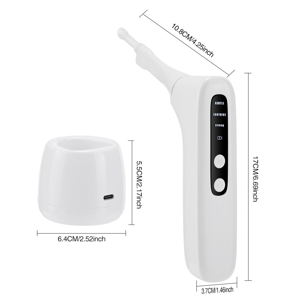 Electric Tonsil Stone Remover Kit with LED Light & Adjustable Suction Modes
