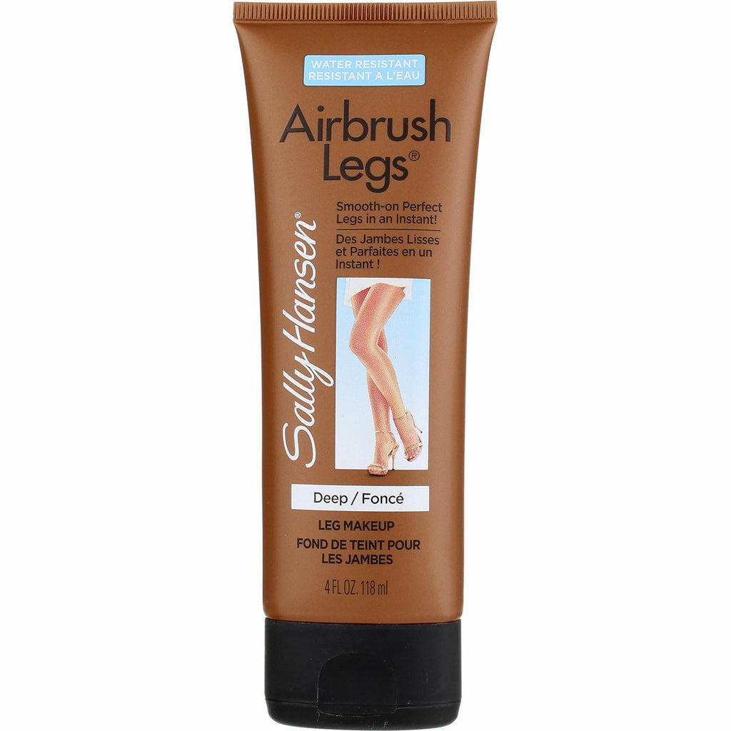 Water-Resistant Airbrush Legs Lotion for Flawless, Silky Smooth Legs - Deep 4 oz