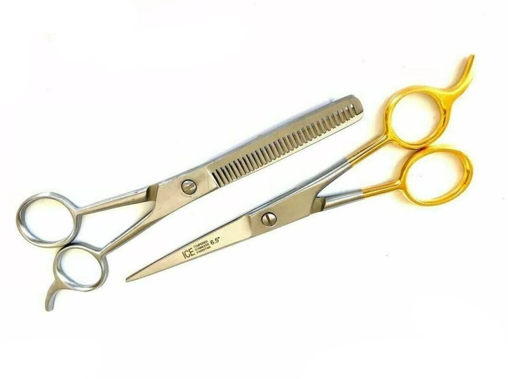 6.5-Inch Professional Hair Cutting Japanese Scissors Thinning Barber Shears Set