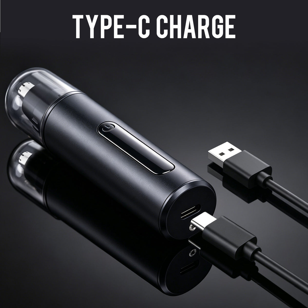 USB Rechargeable Nose & Ear Hair Trimmer for Men and Women - Waterproof & Portable
