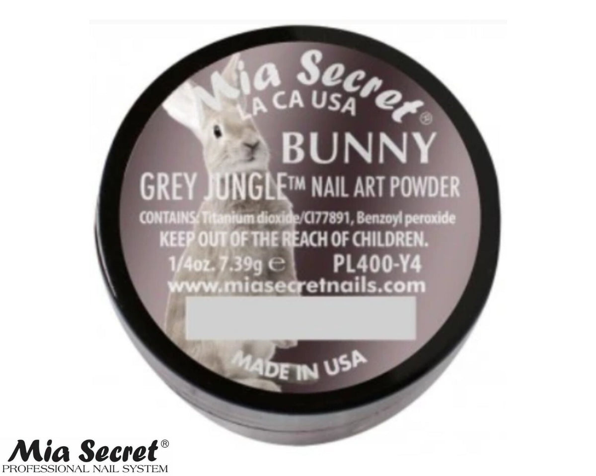 Grey Jungle Collection Nail Art Powder for Acrylic Nails - 1/4oz