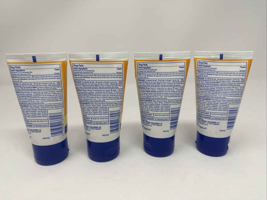 Pack of 4 Banana Boat SPF 50 Sunscreen Lotion with Vitamins C & B3 - 4.5 Oz