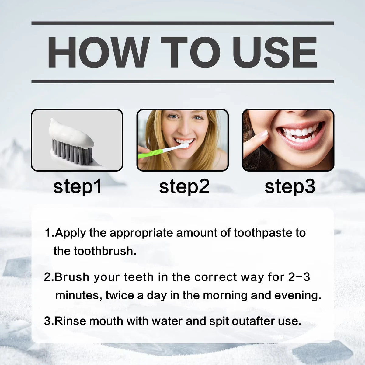 Nano Hydroxyapatite Toothpaste 4.23 oz Enamel Repair Sensitive Teeth Fluoride-Free