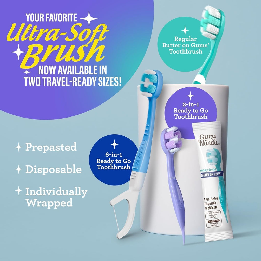 Sensitive Gums Toothbrush with Extra Soft Bristles - ADA Accepted