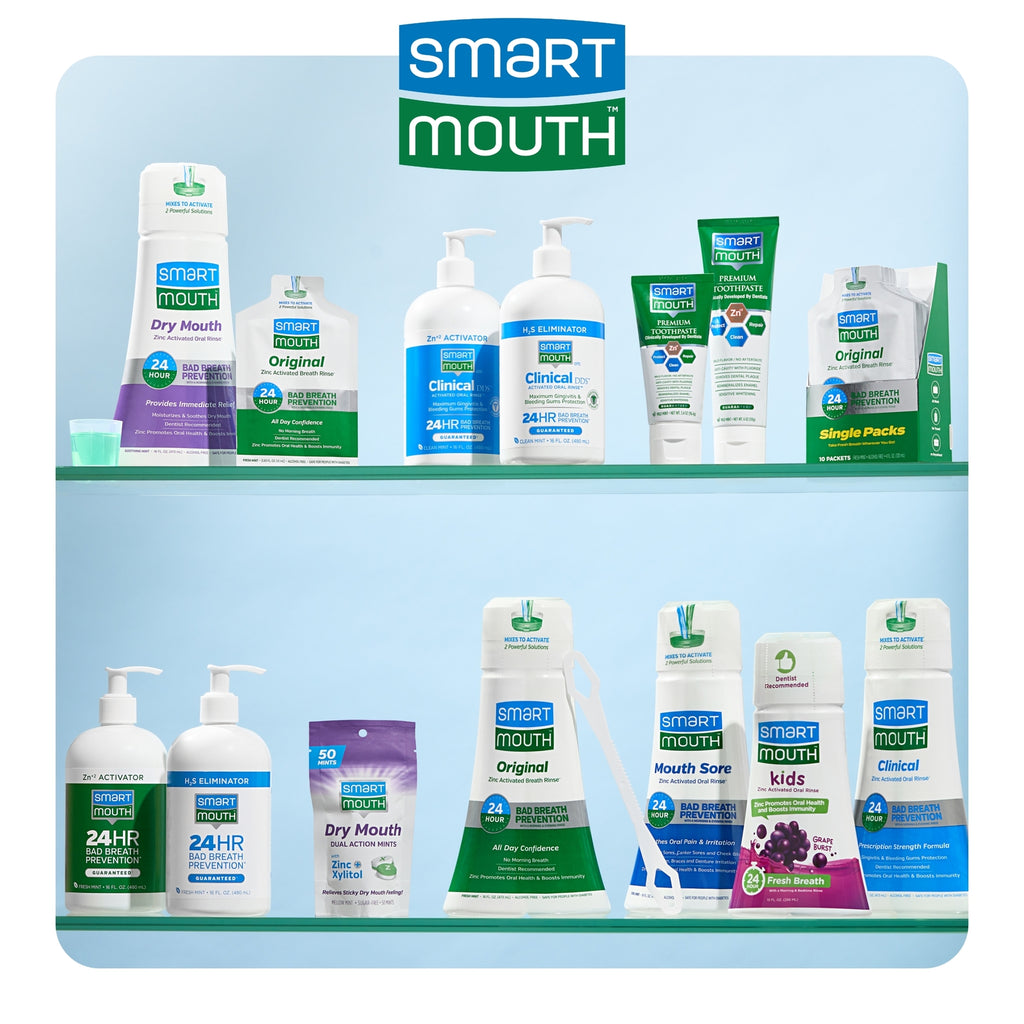 Zinc Ion Toothpaste for Cavity & Bad Breath Relief - Mild Mint 6 oz 3 Pack