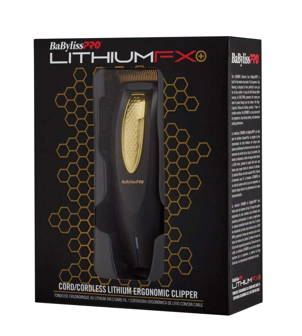 Cordless & Corded Hair Clipper for Barbers - Lithium Battery, 2H Runtime
