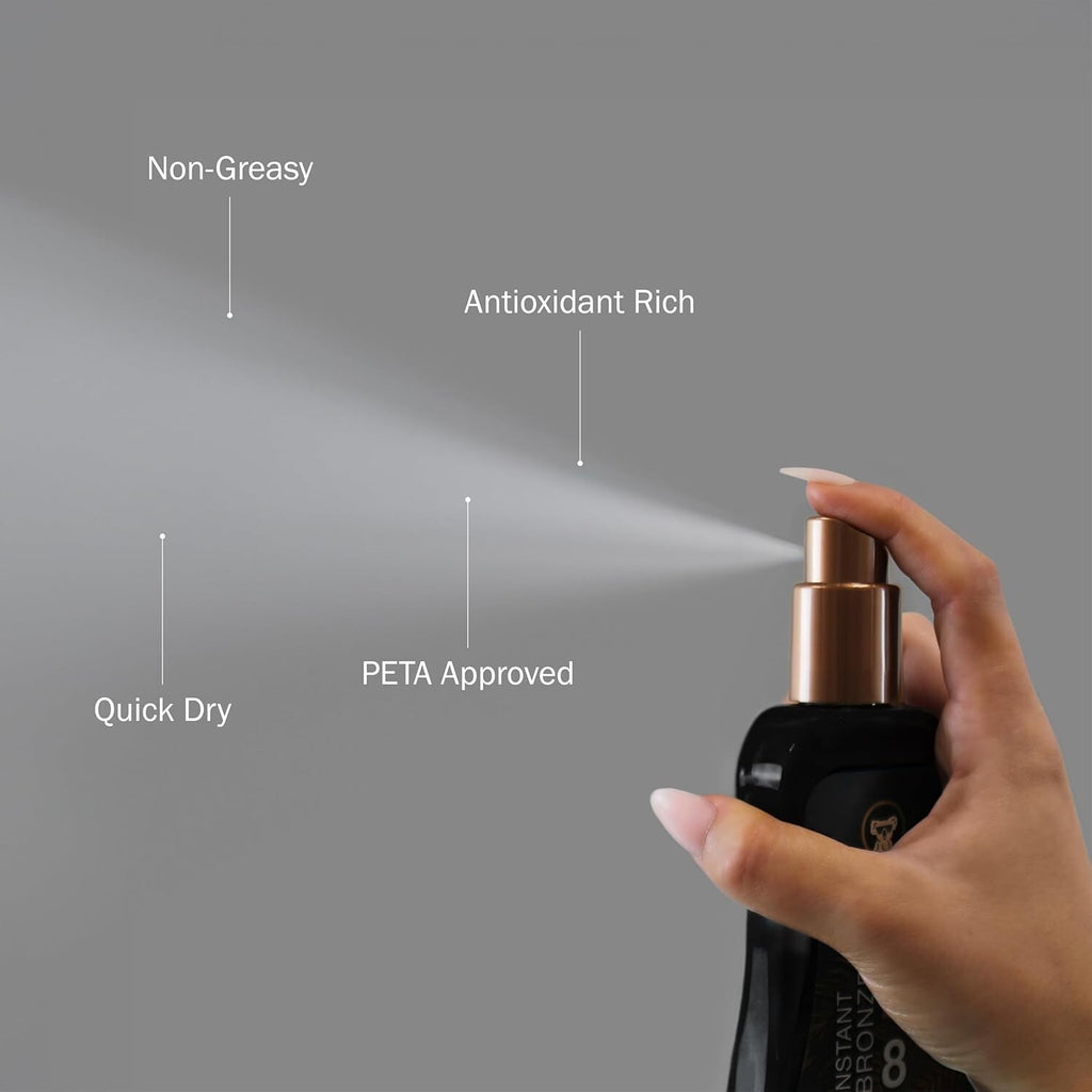 Moisturizing Sunscreen with SPF 8 and Instant Bronzer - Water Resistant