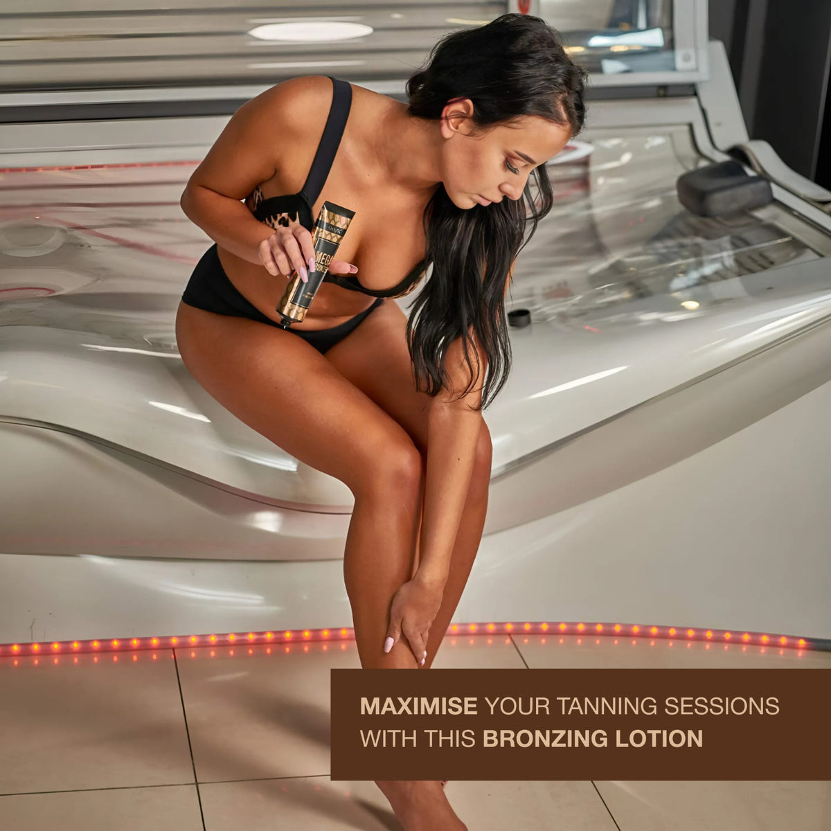 Dark Tanning Lotion with Bronzing Agents for Deep, Even Tan - 5.07 fl oz