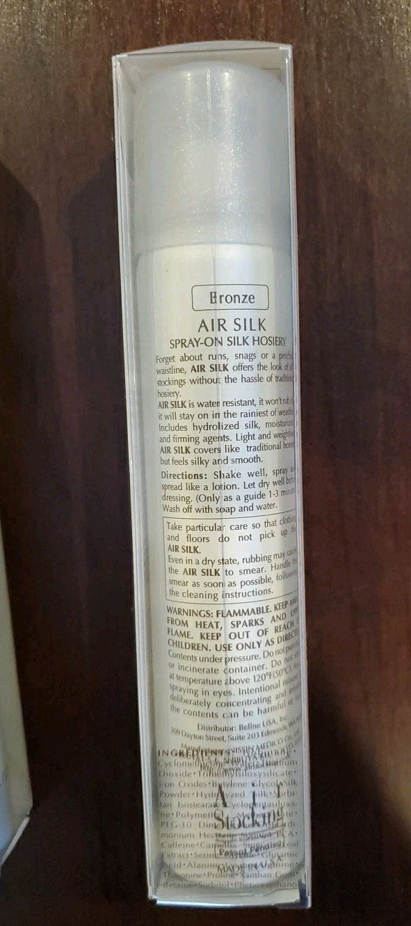 2 Oz Water-Resistant Spray-On Micro-Fine Silk Hosiery in Bronze