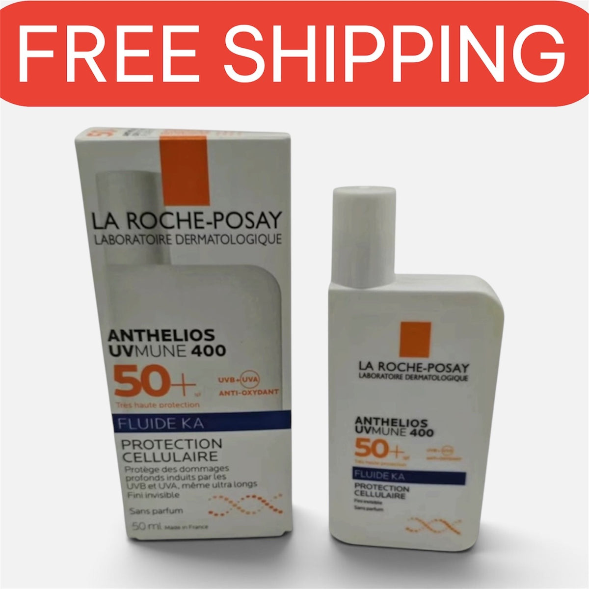 SPF 50+ Facial Sun Protection Fluid - 50ml, Broad Spectrum UVA/UVB