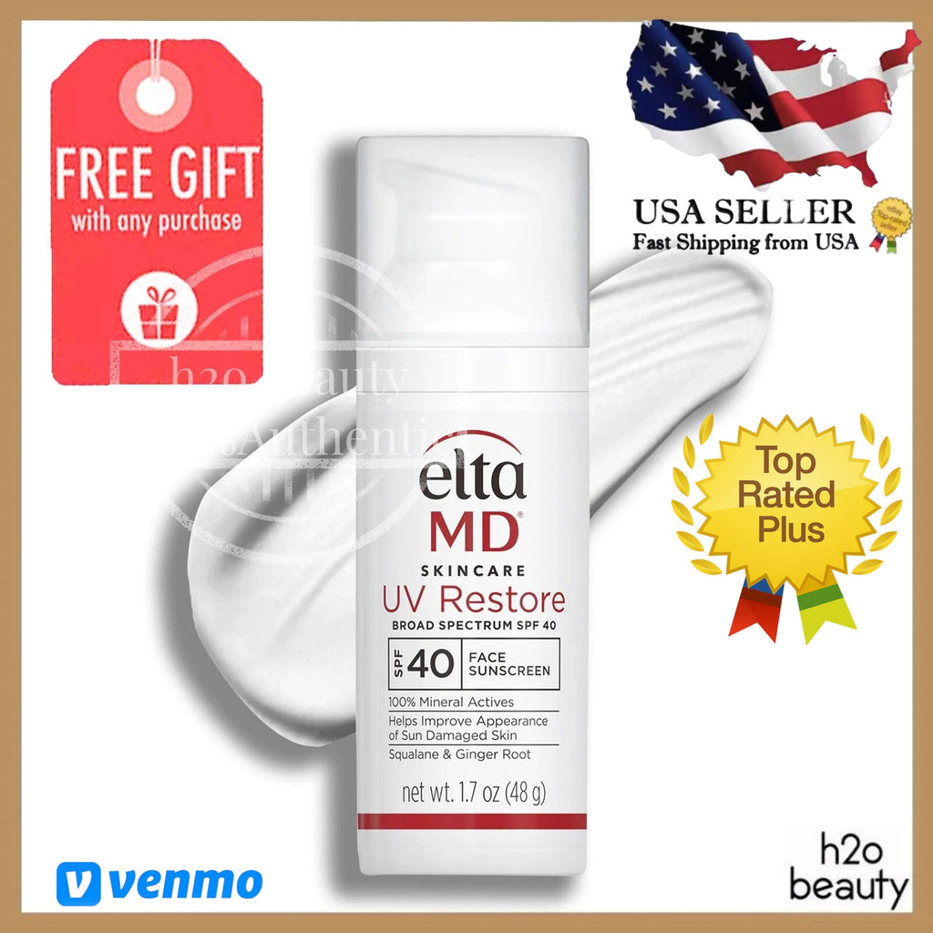 Elta MD UV Restore SPF 40 Sunscreen with Tinted Anti-Aging & Barrier Repair, 1.7oz