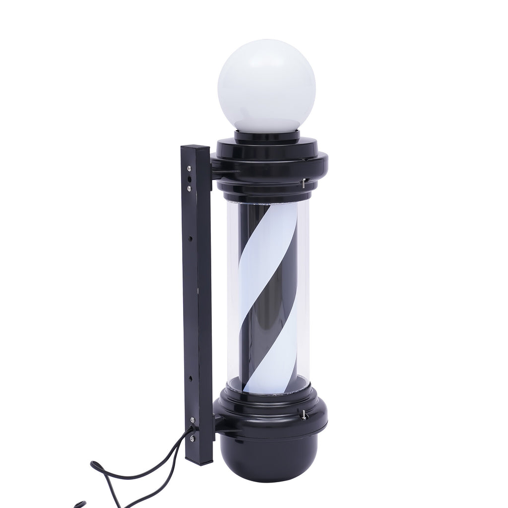 LED Barber Shop Sign Wall Lamp Rotating Barber Pole Light for Hair Salon