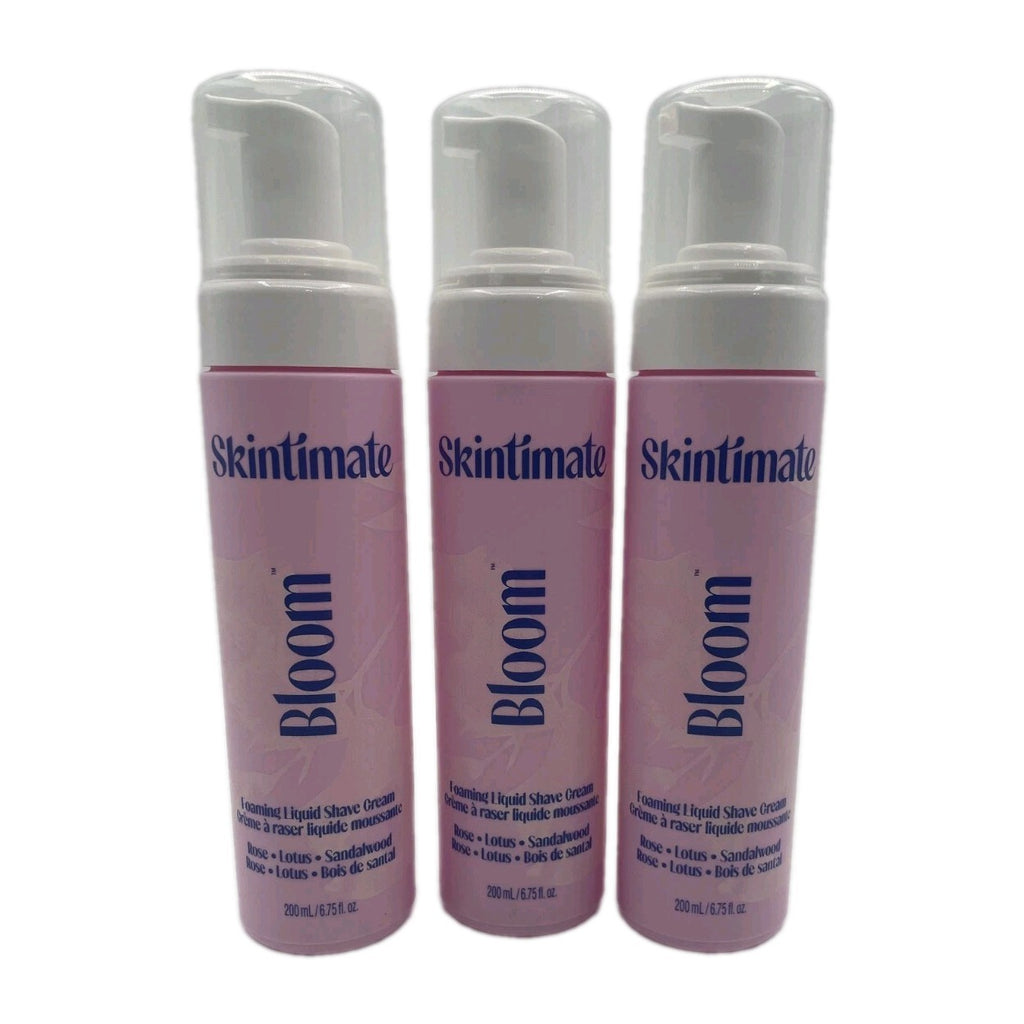 Skintimate Bloom Shave Cream Set - Pack of 3, Gentle & Moisturizing