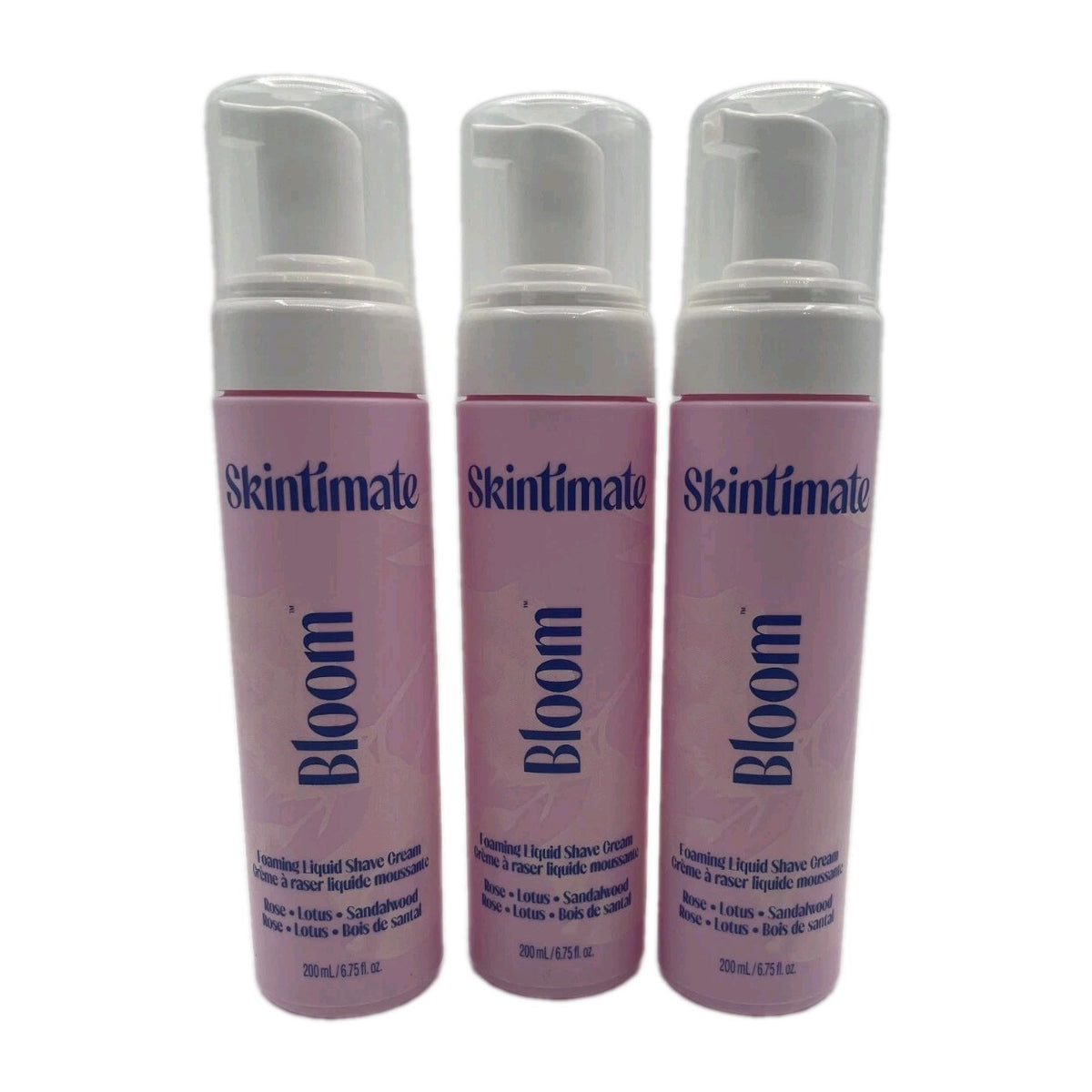 Skintimate Bloom Shave Cream Set - Pack of 3, Gentle & Moisturizing