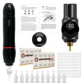 Wireless Tattoo Pen Kit - Javelin Freedom Portable Rotary Machine with RCA Power Pack