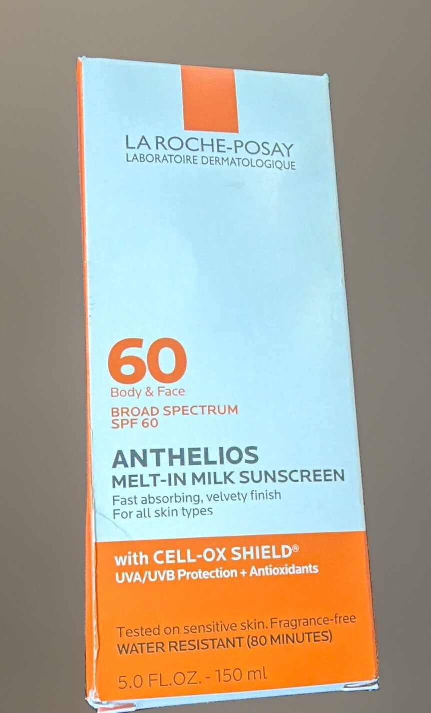 La Roche-Posay Anthelios SPF 60 Melt-In Milk Sunscreen 5oz Face & Body