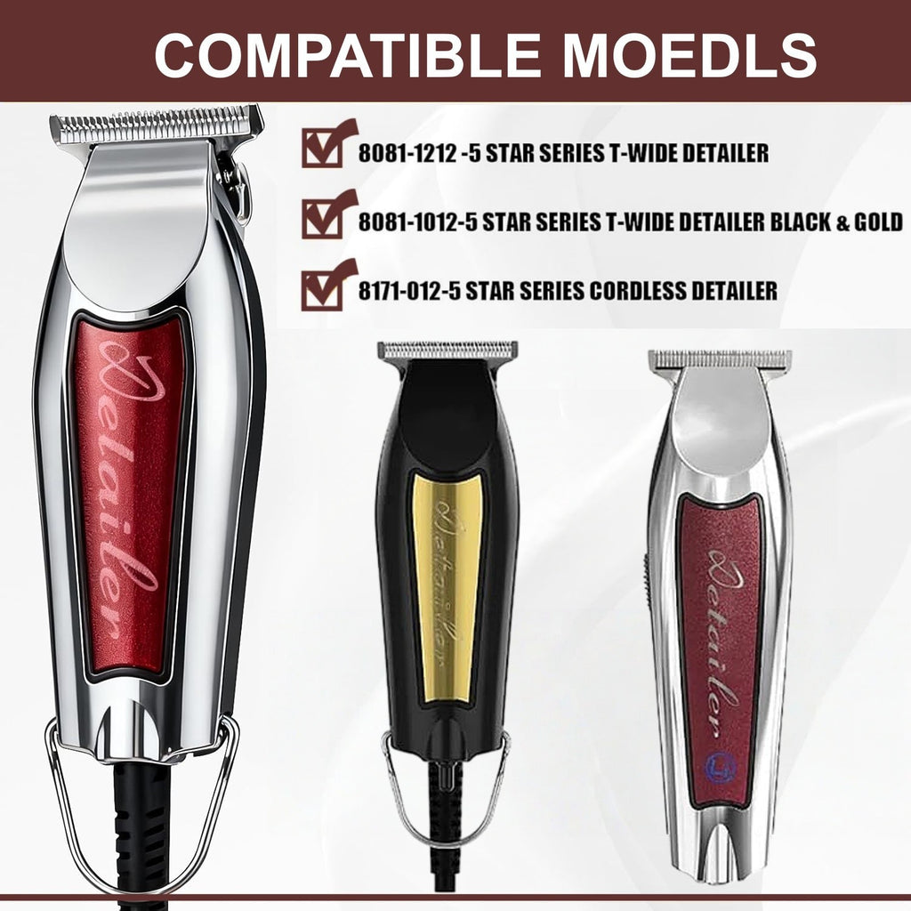 Replacement T Wide Blade for Wahl 5 Star Detailer & Li Trimmer - Professional Clipper Part