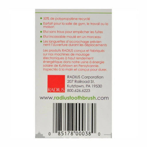 Travel Toothbrush Case - Durable & Unique Shape for Oral Hygiene
