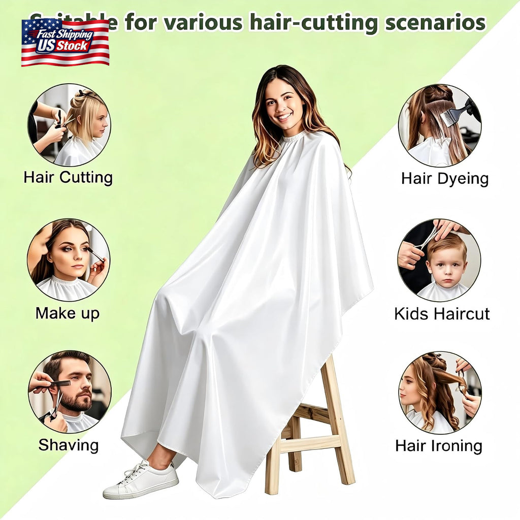 Large Professional Hair Cutting Cape 56x63 Inches for Salon & Barber