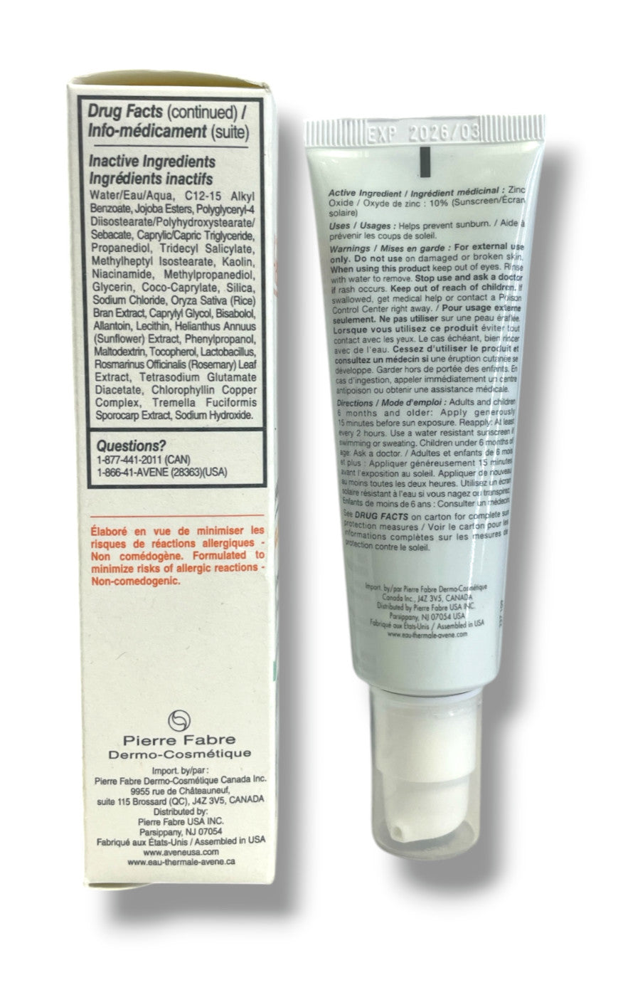 Avene Cleanance Sunscreen Lotion SPF30 - 50ml Hydrating Sun Protection