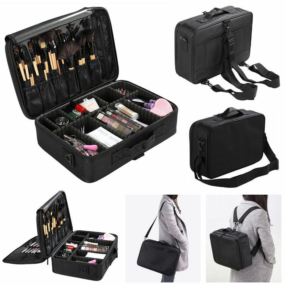 Lockable PVC Aluminum Makeup Rolling Case with Wheels and Trolley